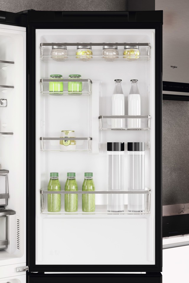 Whirlpool W7X 93T KS Libera installazione 367 L D Nero, Acciaio inossidabile