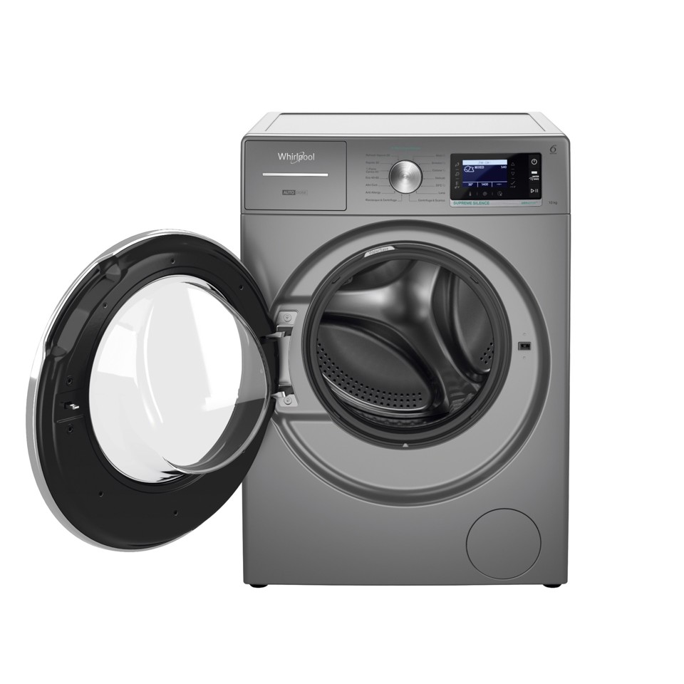 Whirlpool W8 09ADS SILENCE IT lavatrice Caricamento frontale 10 kg 1400 Giri/min Grigio