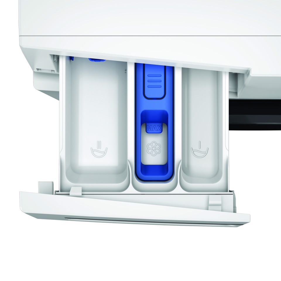 Whirlpool WAM R949WB IT, 9kg, classe A -30%, Bianco, Inverter, 1400 giri, Display digitale XL, vapore, porta nera, Wi-Fi