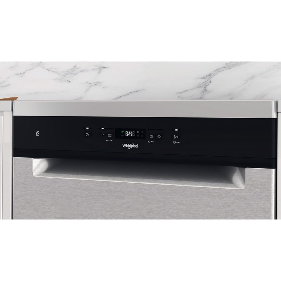 Whirlpool WH4FFC14BN6X, Lavastoviglie 60cm, classe C, 14 coperti, 44 dBA, Inox