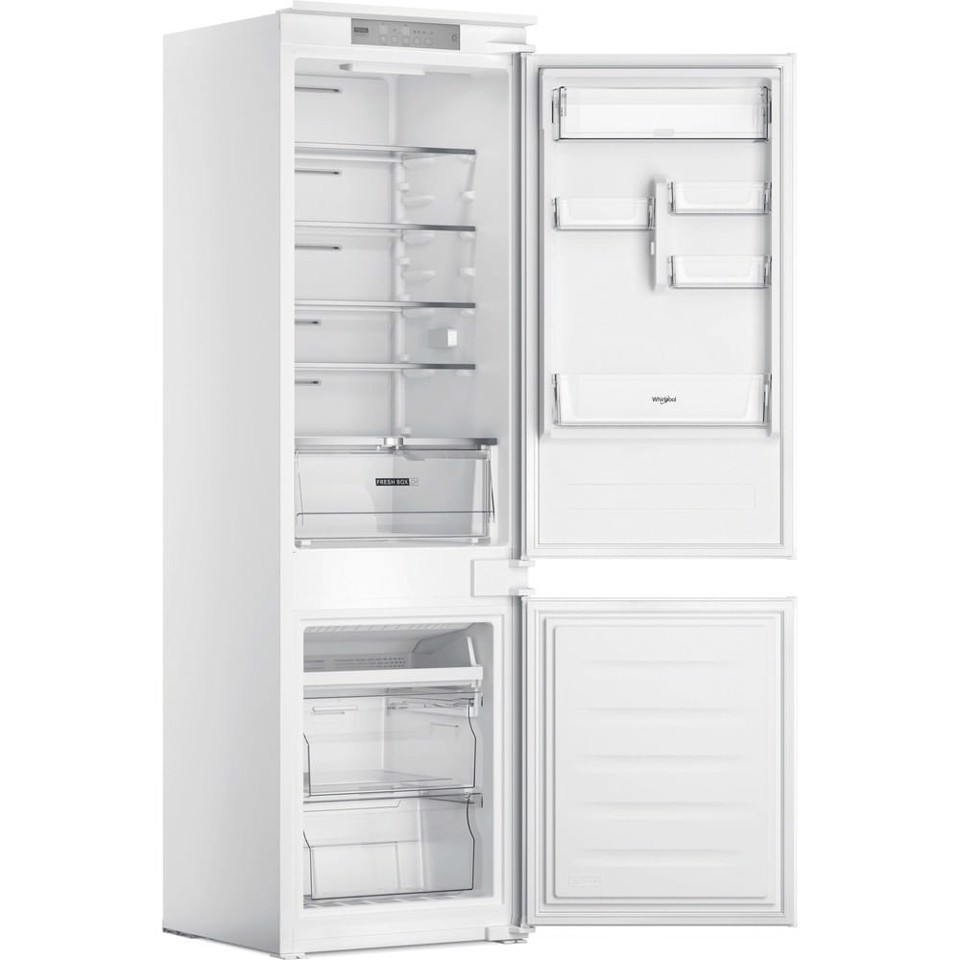 Whirlpool WHC18 T514 Frigorifero combinato a incasso, Total No Frost ventilato, 55 cm, Classe C, Bianco, 32 db, h 177cm