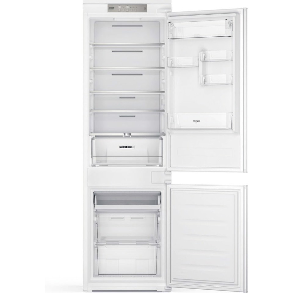 Whirlpool WHC18 T514 Frigorifero combinato a incasso, Total No Frost ventilato, 55 cm, Classe C, Bianco, 32 db, h 177cm