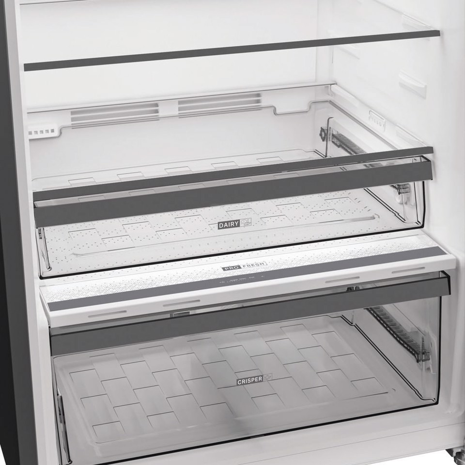 Whirlpool WHD2 6473 X5E Frigorifero doppia porta, Dual No Frost, Capacità 477 L, Classe D , Dark Gray, Display esterno, 2 cassetti