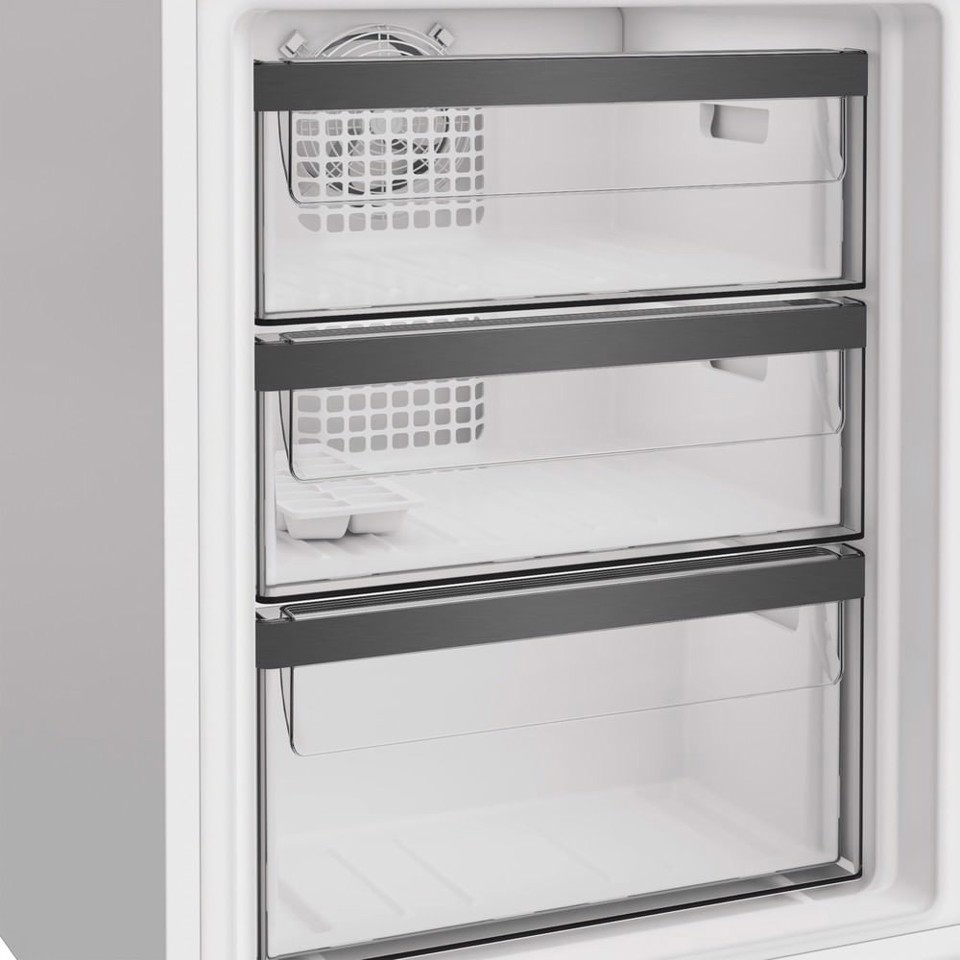 Whirlpool WHKN 3283 B4E Frigorifero combinato a incasso, Total No Frost ventilato, 55 cm, Classe E, Bianco, 37 db, h 194cm