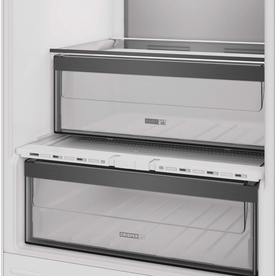 Whirlpool WHKN 3283 B4E Frigorifero combinato a incasso, Total No Frost ventilato, 55 cm, Classe E, Bianco, 37 db, h 194cm