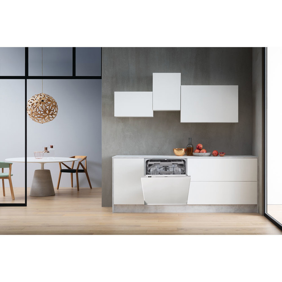 Whirlpool WIC 3C26 F lavastoviglie A scomparsa parziale 14 coperti E