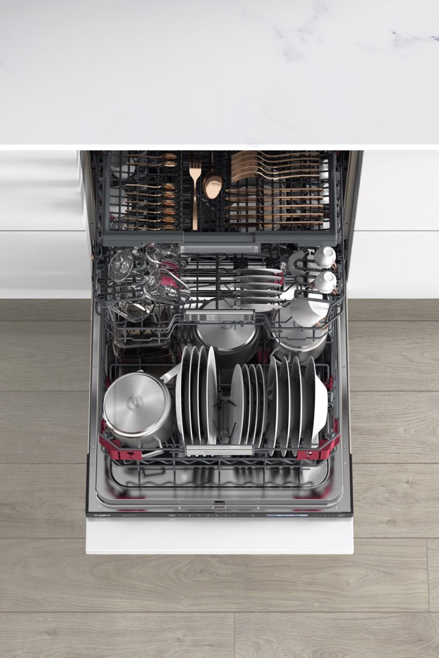 Whirlpool WIO 3O540 PELG A scomparsa totale 14 coperti B