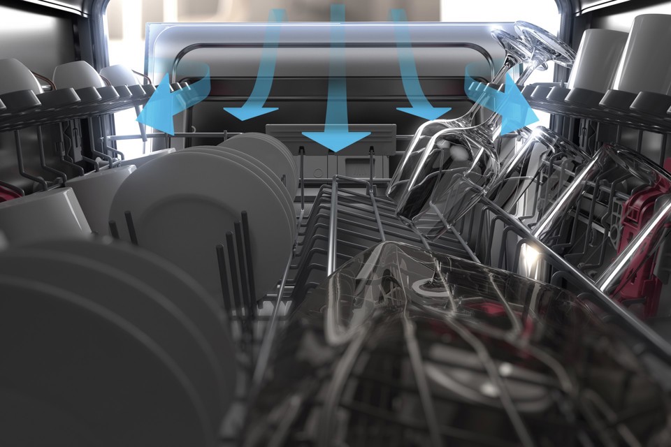 Whirlpool WIO 3O540 PELG A scomparsa totale 14 coperti B