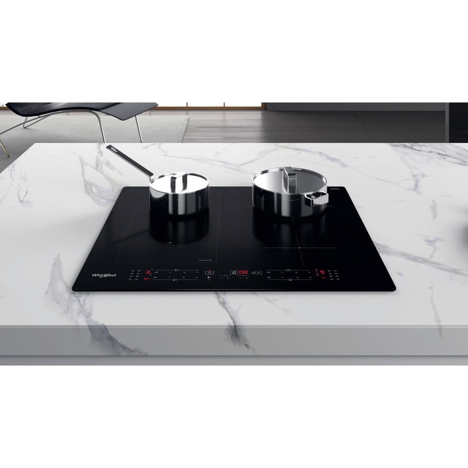 Whirlpool WL B8160 NE Nero Da incasso 59 cm Piano cottura a induzione 4 Fornello(i)