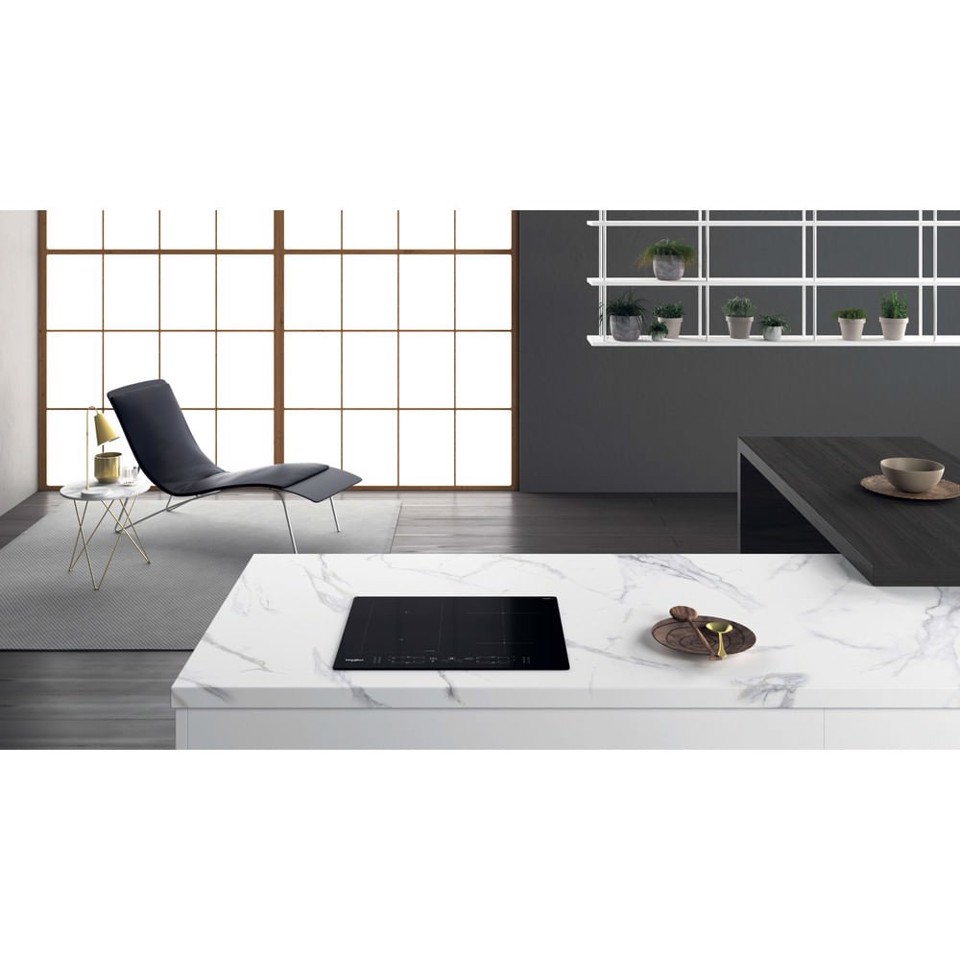 Whirlpool WL B8160 NE Nero Da incasso 59 cm Piano cottura a induzione 4 Fornello(i)