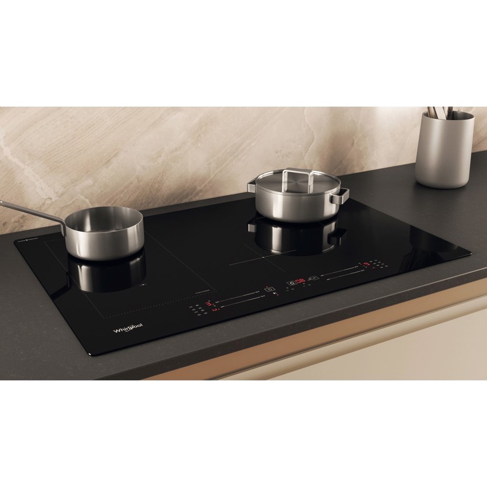Whirlpool WL S2177 CPNE Nero Da incasso 77 cm Piano cottura a induzione 4 Fornello(i)