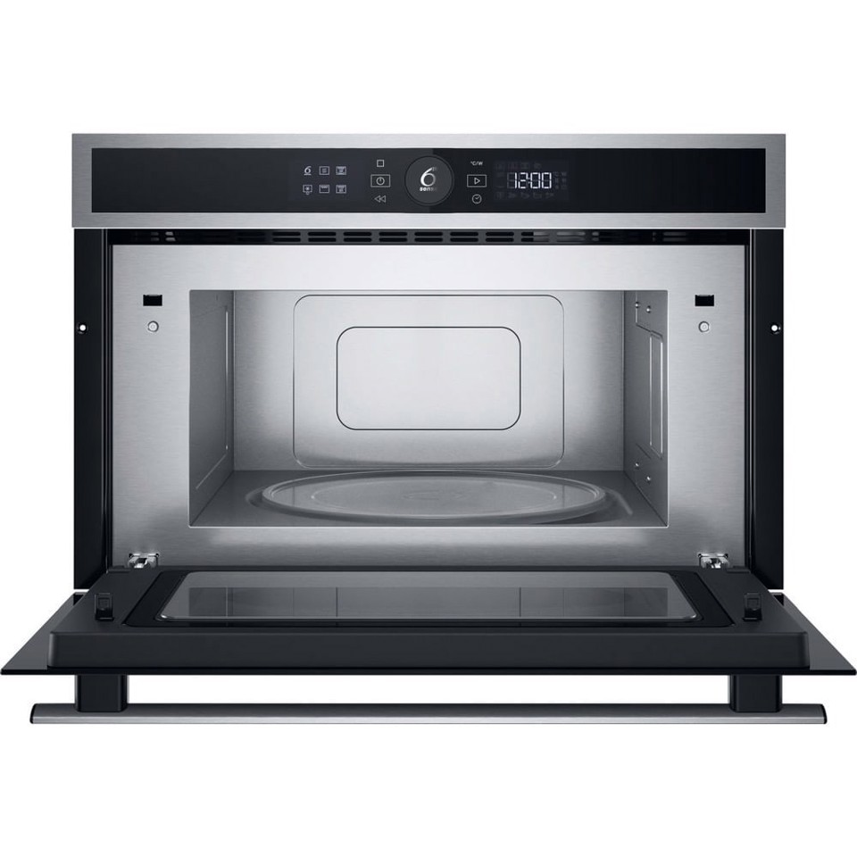 Whirlpool WMD4I4MX Microonde con grill, inox, Display Lcd 6°Senso, Crisp, 31 Lt