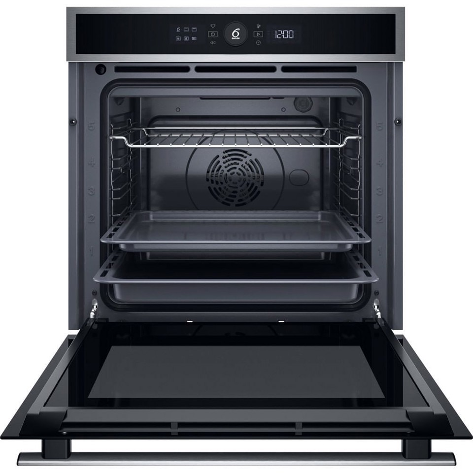 Whirlpool WOI4IS8HM0XA Forno multifunzione Inox 17 funzioni Pizza310° Cook4 Steam+ classe A+ 73Lt, Idrolisi