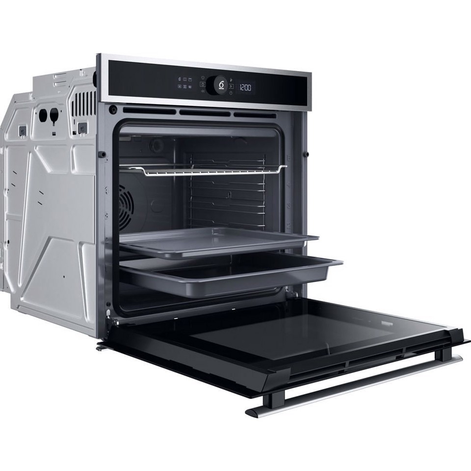 Whirlpool WOI4IS8HM0XA Forno multifunzione Inox 17 funzioni Pizza310° Cook4 Steam+ classe A+ 73Lt, Idrolisi