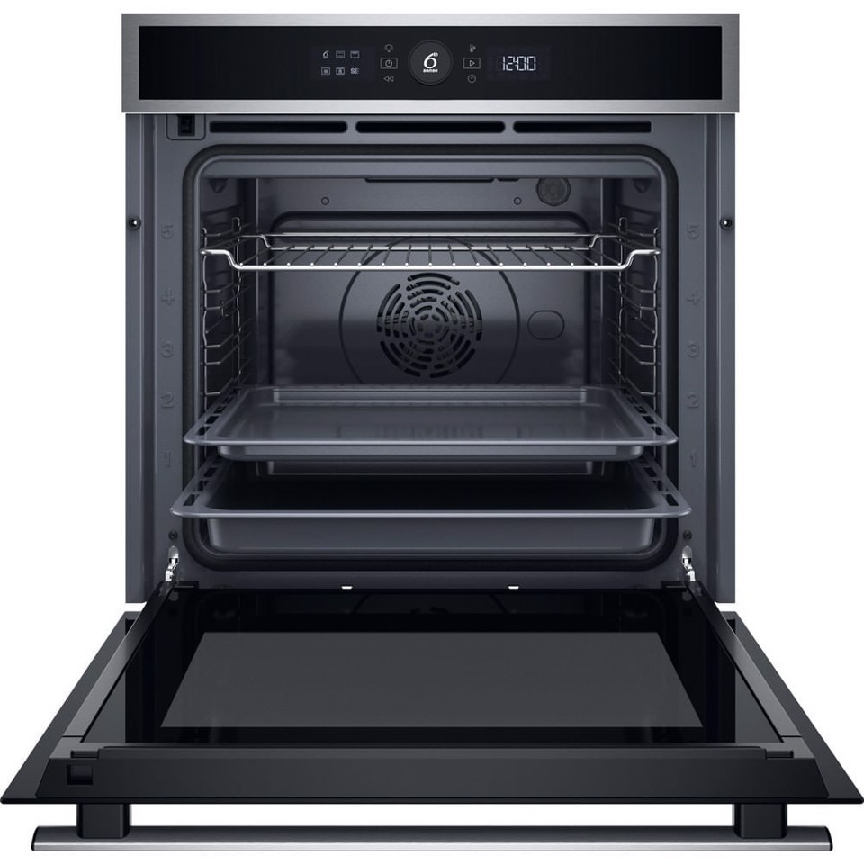 Whirlpool WOI4IS8PM0SXA Forno multifunzione Inox 17 funzioni Pizza310° Cook4 Steam+ classe A+ 73Lt, Pirolisi + Idrolisi Made in Italy