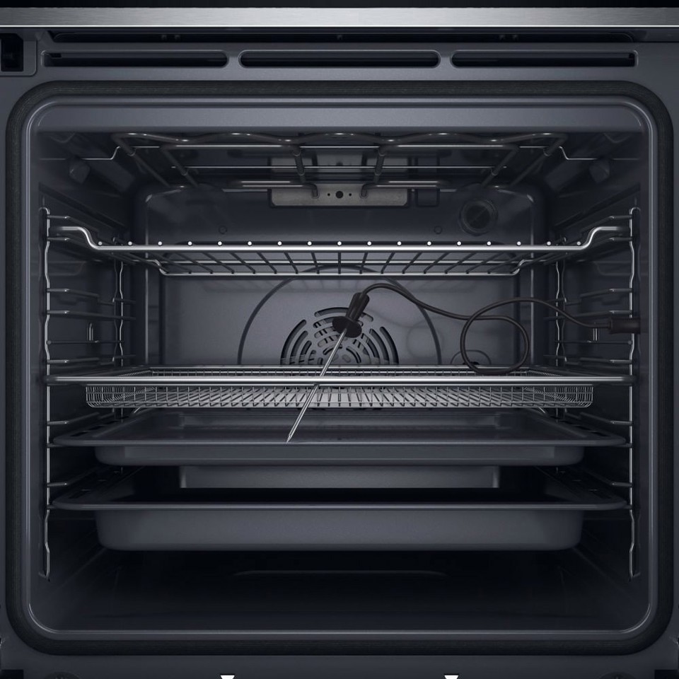 Whirlpool WOI4IS8PPM0SXA Forno Inox 17 funzioni, Pizza310° Cook4 Steam+ AirFry classe A+ 73Lt, Pirolisi+Idrolisi