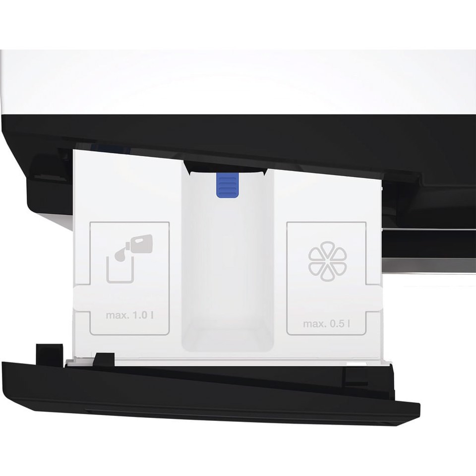 Whirlpool WPD 2836W ADS IT WASHER/DRYER, Capacità 12kg+8kg, classe D|A-10%, colore bianco, Autodose, vapore, porta nera, Wi-Fi