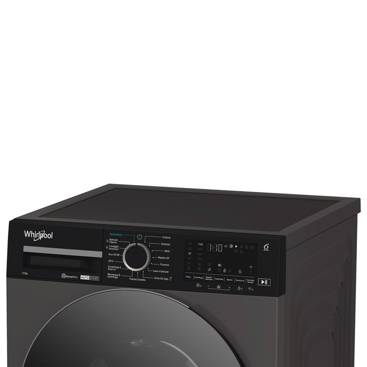 Whirlpool WPM 210G ADS IT lavatrice Caricamento frontale 12 kg 1300 Giri/min Grigio