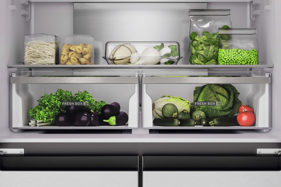 Whirlpool WQ9 U3L EF frigorifero side-by-side Libera installazione 594 L D Acciaio inossidabile