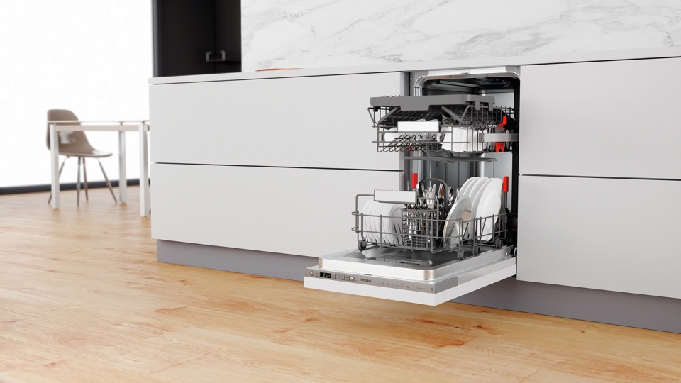 Whirlpool WSIO 3T223 PCE X A scomparsa totale 10 coperti E