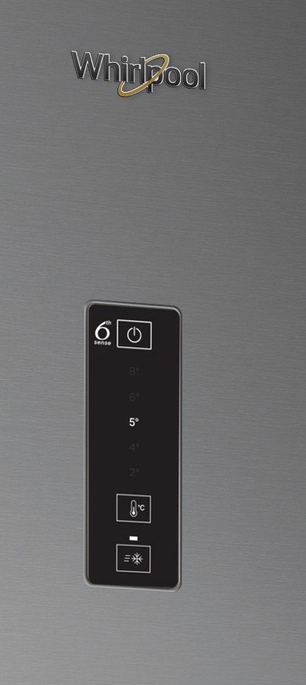 Whirlpool WT70E 832 X AQUA Libera installazione 419 L E Acciaio inossidabile