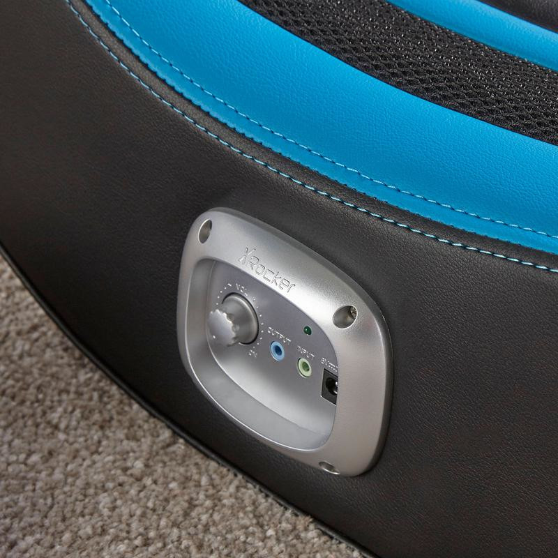 X Rocker Geist 2.0 Sedia da gioco per console Seduta imbottita Nero, Blu