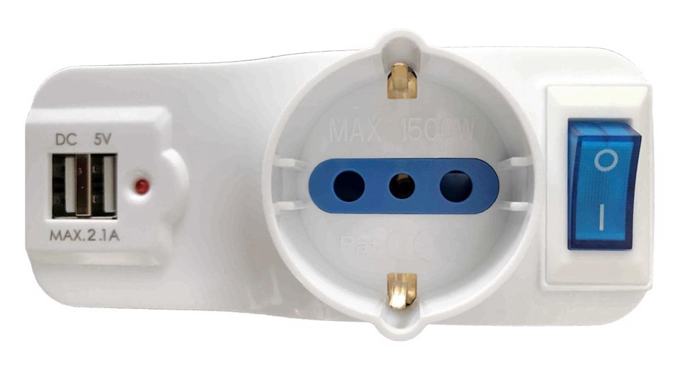 XD Enjoy Adattatore Multiplo 16A