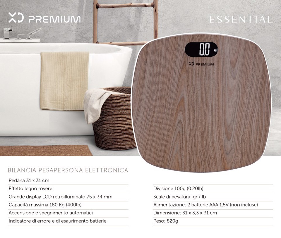 XD Enjoy Bilancia Pesapersone Elettronica - Premium XDCAM7006P