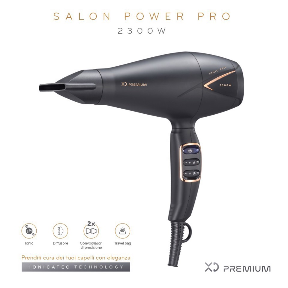 XD Premium Asciugacapelli Salon Power Pro 2300W