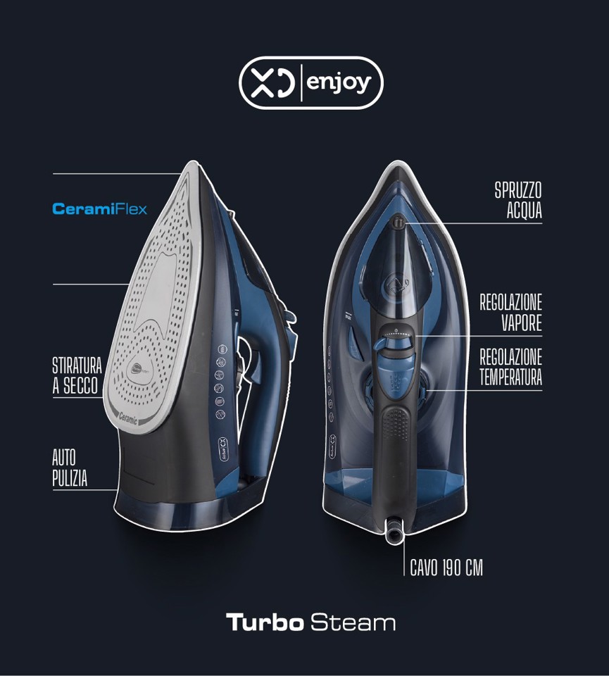 XD Enjoy Ferro da Stiro 2400W XDBIN9508