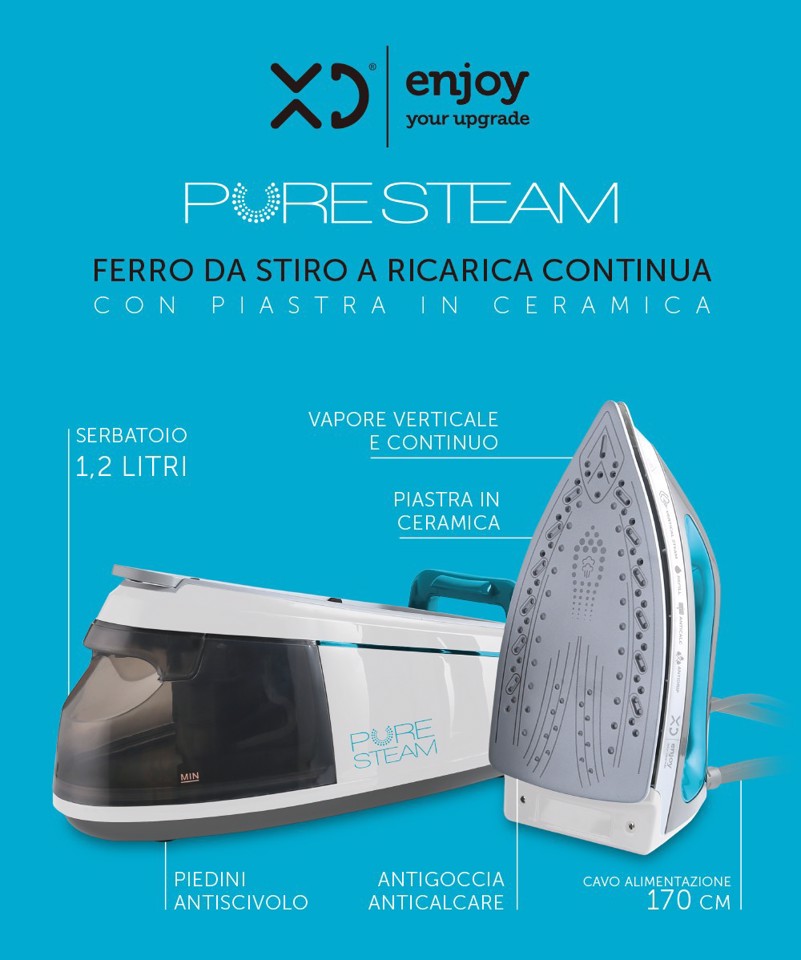 XD Enjoy Ferro Da Stiro A Ricarica Continua