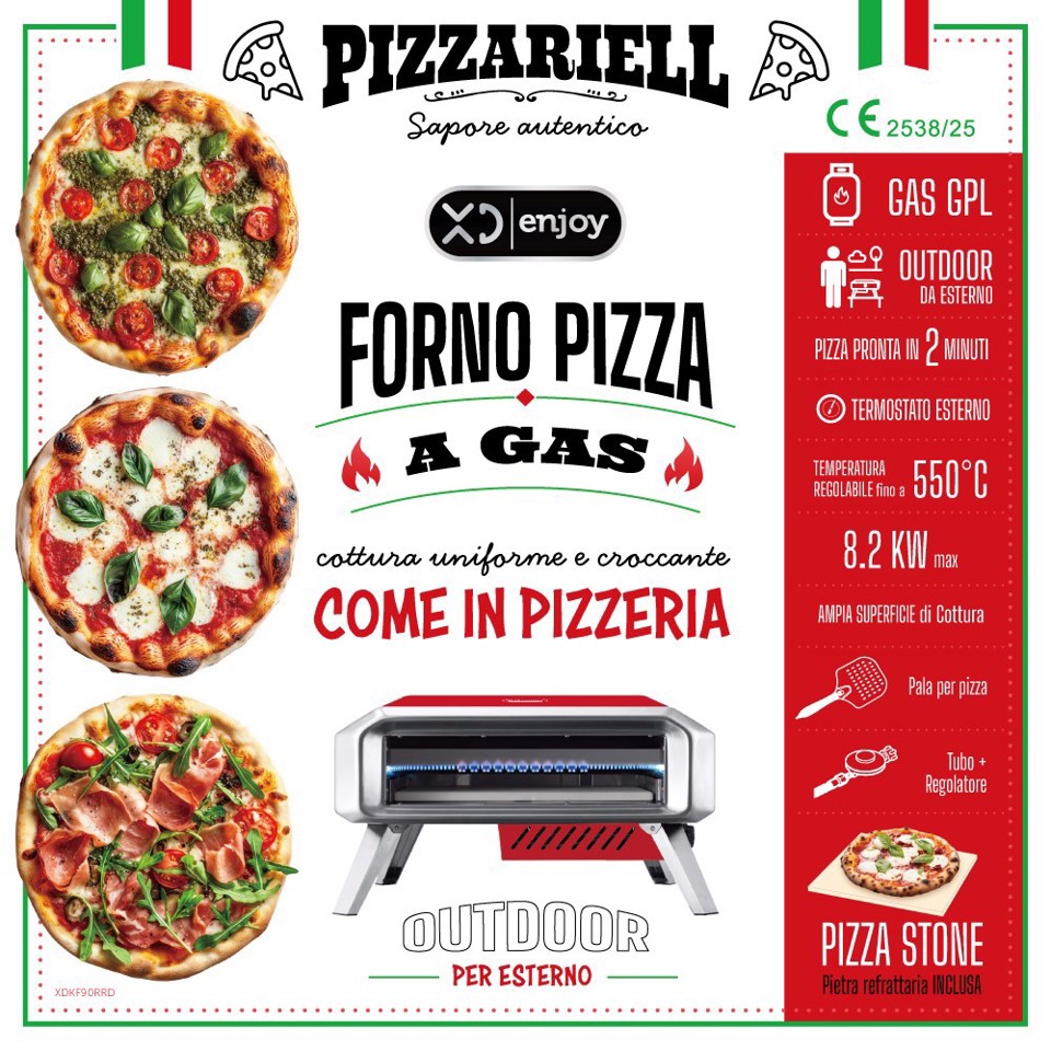 XD Enjoy Forno Pizza a Gas "Pizzariell"