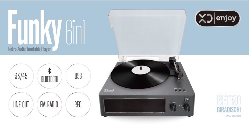 XD Enjoy Funky Grigio scuro