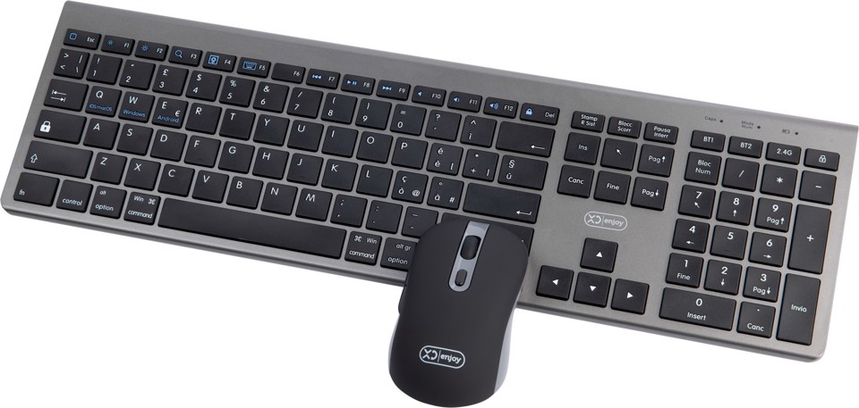 XD Enjoy Kit Tastiera Wireless & Mouse Wireless XDCE10BK