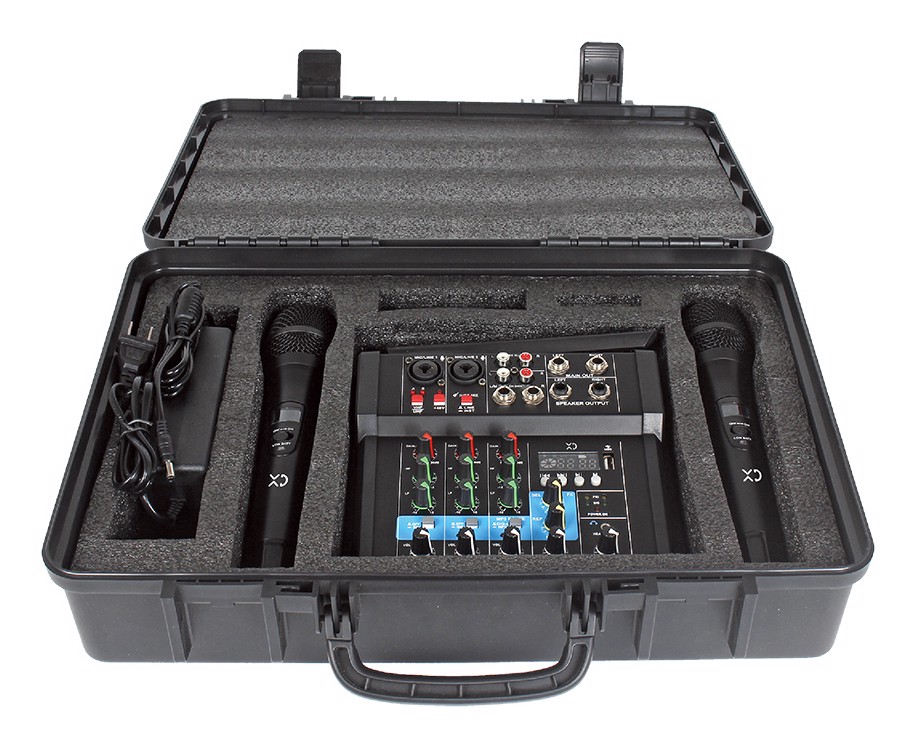 XD Enjoy Kit Valigetta mixer con 2 microfoni wireless