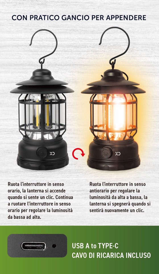 XD Enjoy Lanterna Multiuso Ricaricabile USB