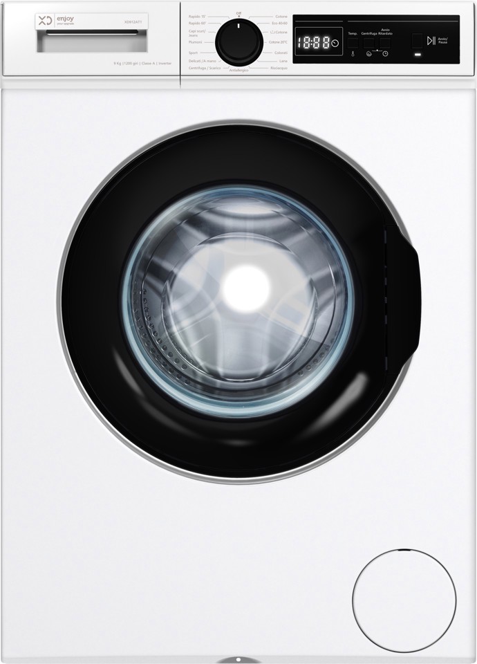 XD Enjoy Lavatrice 9 kg 1200 giri/min Inverter