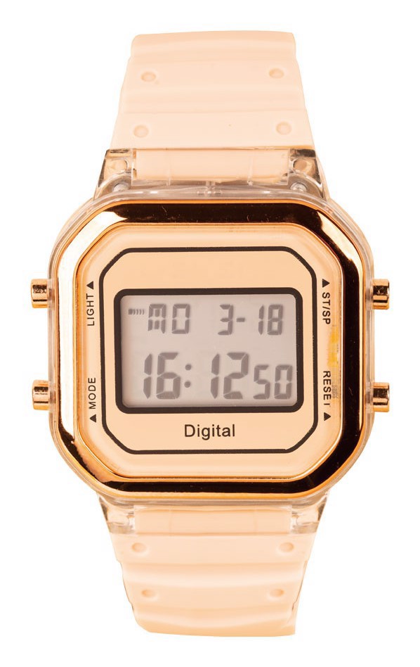 XD Enjoy Orologio digitale da polso Crema