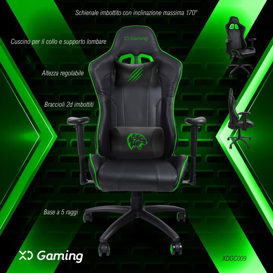 XD Gaming Pro-Gamer Chair - Sedia Gamer Pro