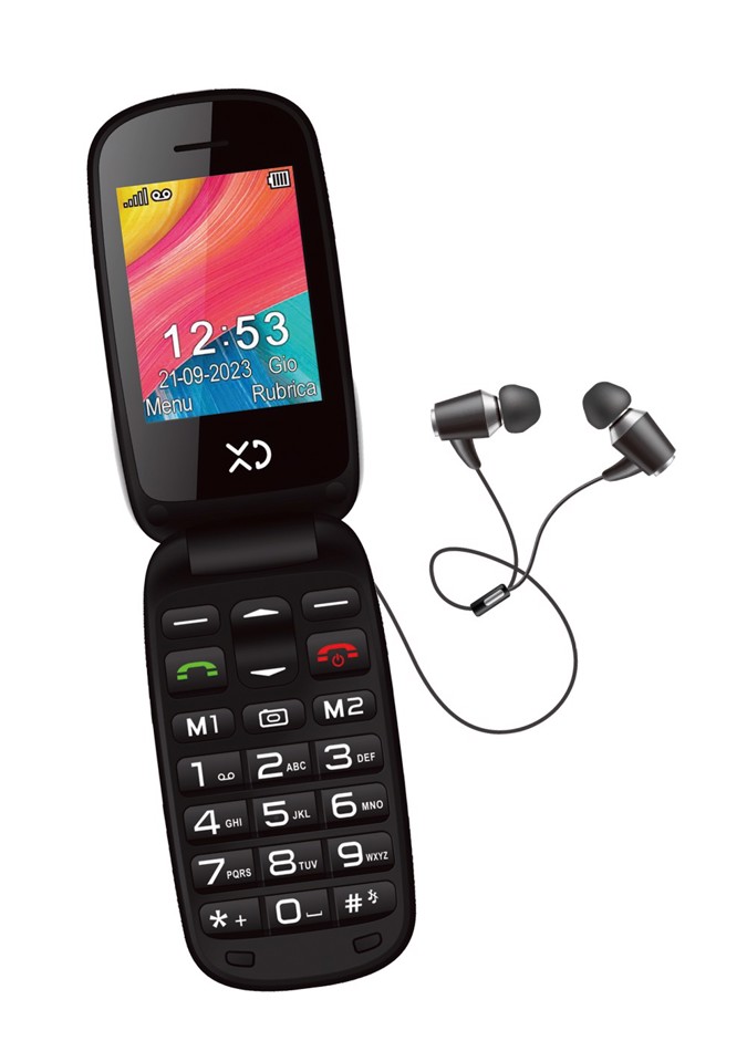 XD Enjoy Senior Phone Premium - Cellulare GSM Tasti Grandi XDC527EP