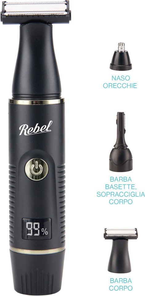 Rebel Set rasoio elettrico 3 in 1 - REBEL by XD