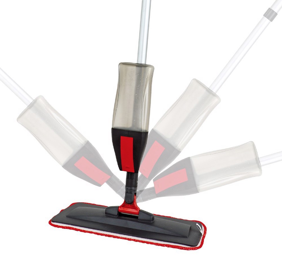 XD Enjoy TW012 spazzolone Alluminio, Microfibra 600 ml Secco e bagnato Microfibra Nero, Grigio, Rosso