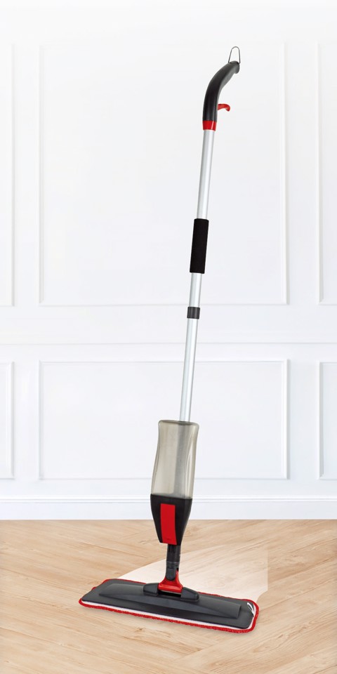 XD Enjoy TW012 spazzolone Alluminio, Microfibra 600 ml Secco e bagnato Microfibra Nero, Grigio, Rosso
