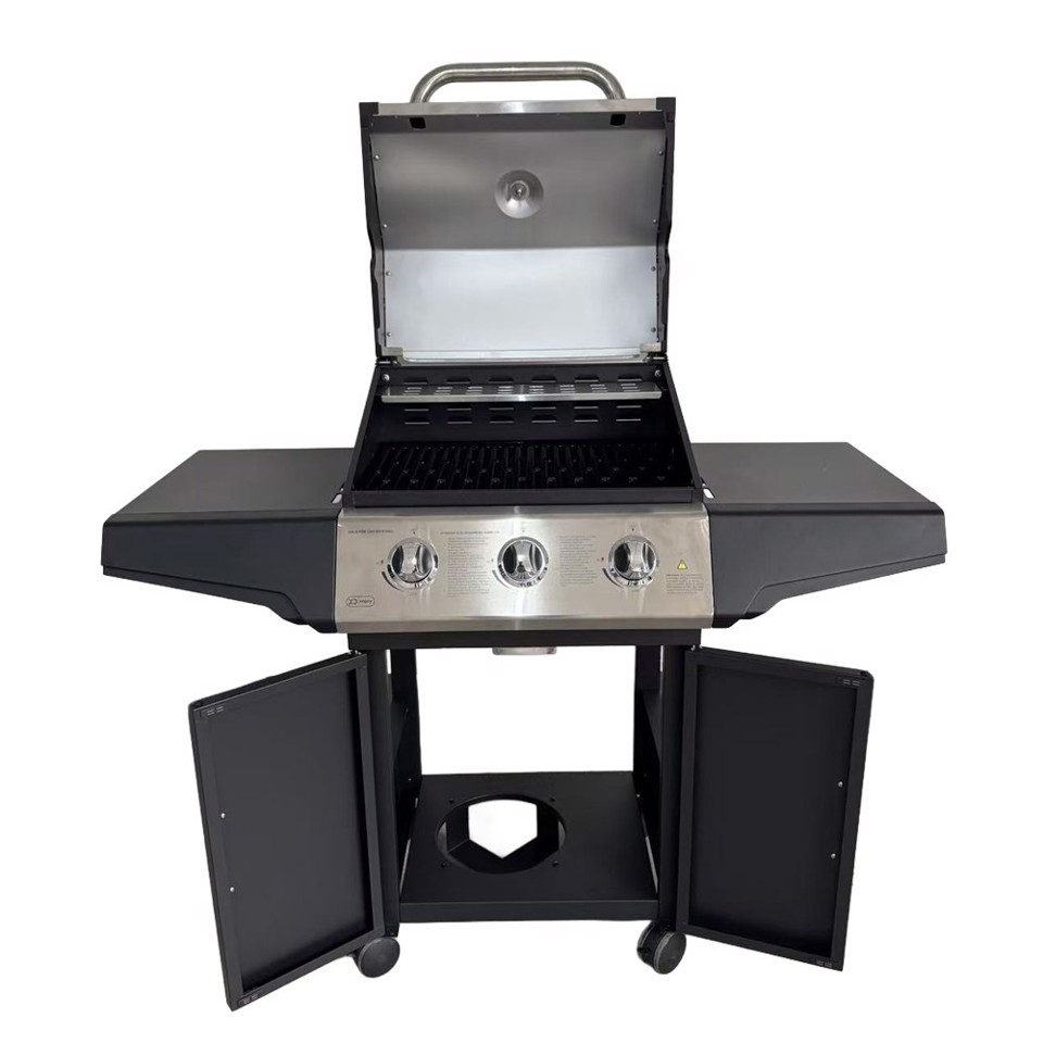 XD Enjoy XDBBQ255 barbecue per l'aperto e bistecchiera Carrello propano/butano Nero, Grigio 9450 W