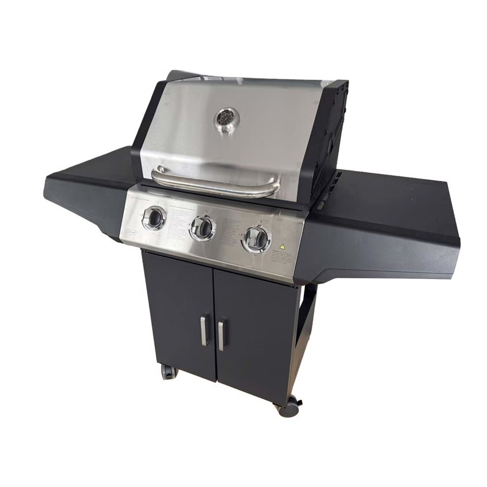 XD Enjoy XDBBQ255 barbecue per l'aperto e bistecchiera Carrello propano/butano Nero, Grigio 9450 W