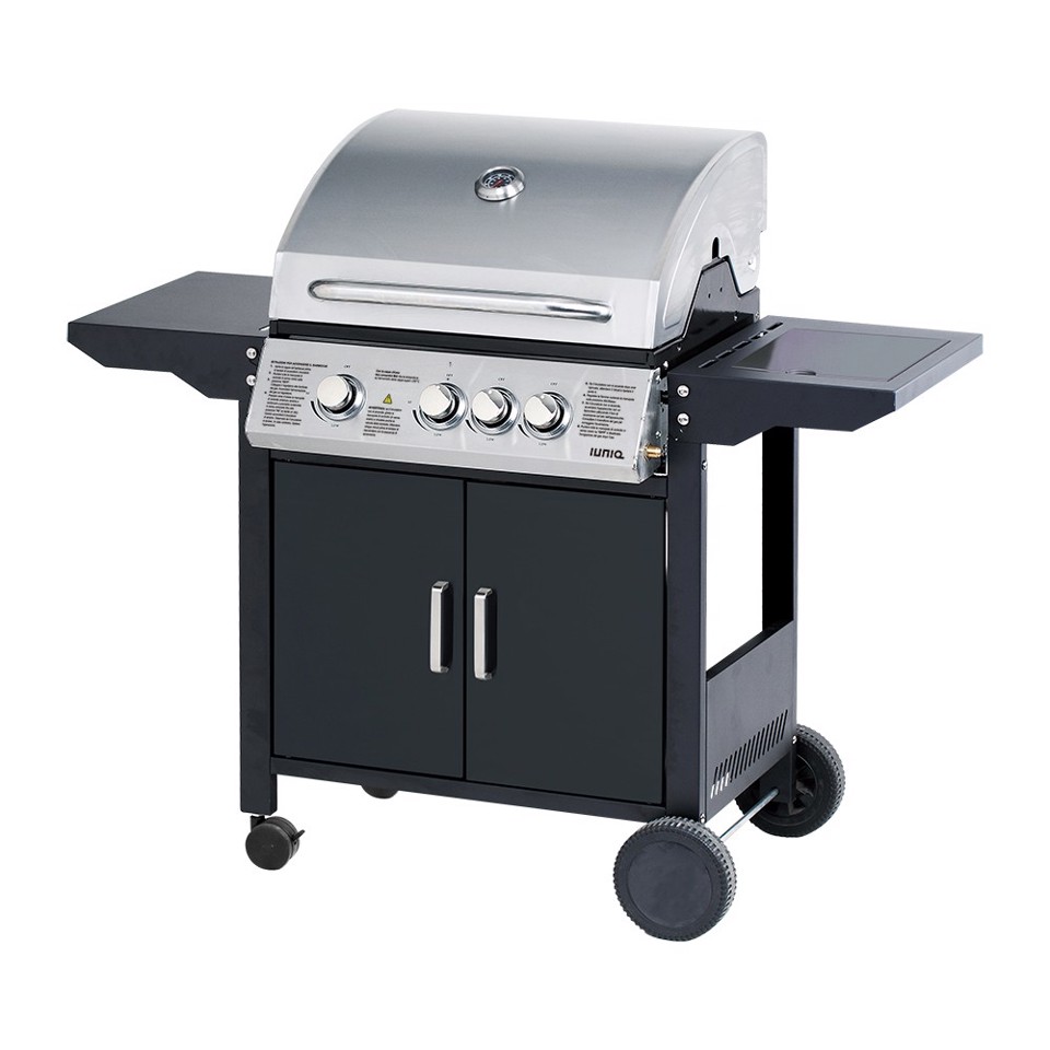 Iuniq XDBBQ300 barbecue per l'aperto e bistecchiera Zona cottura propano/butano Nero, Grigio 13650 W