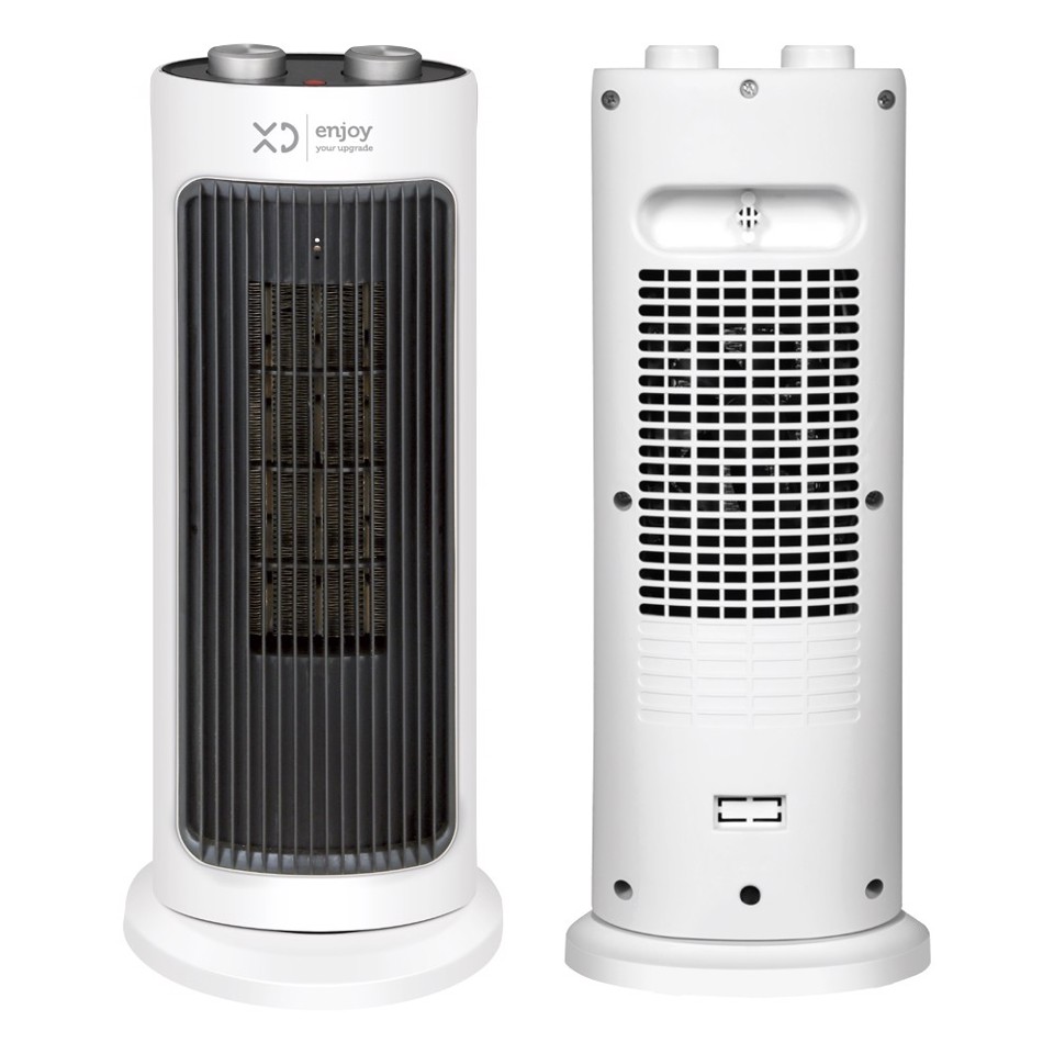 XD Enjoy XDBLK16J Termoventilatore Nero, Grigio 2000 W Riscaldatore ambiente elettrico con ventilatore