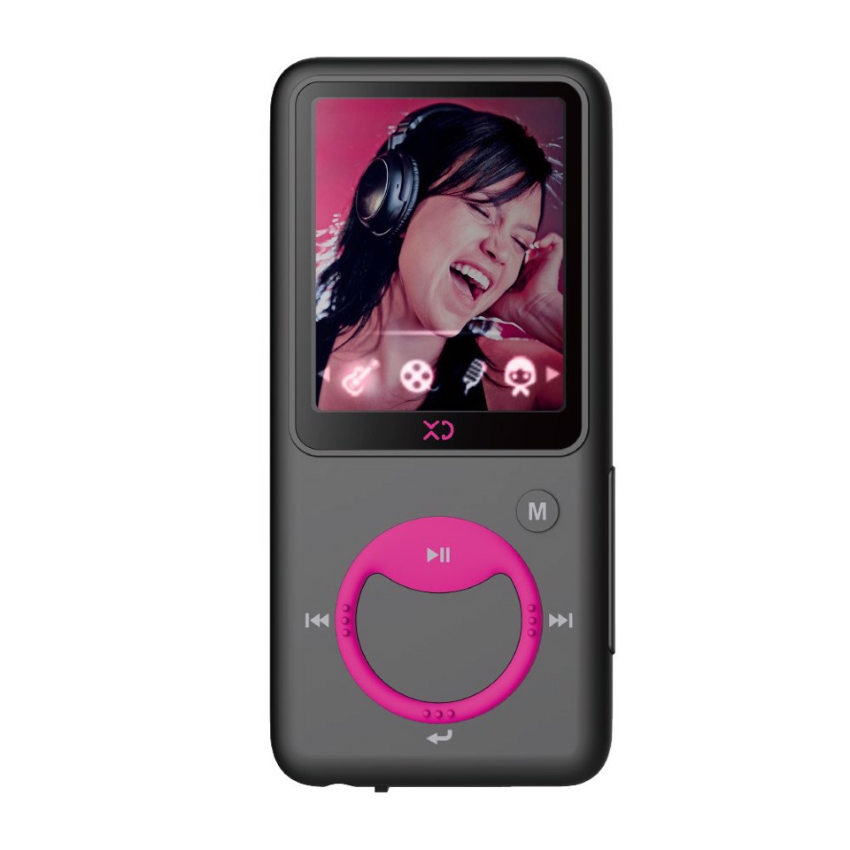 XD Enjoy XDBTR312PNK lettore e registratore MP3/MP4 Lettore MP4 0 GB Grigio, Rosa
