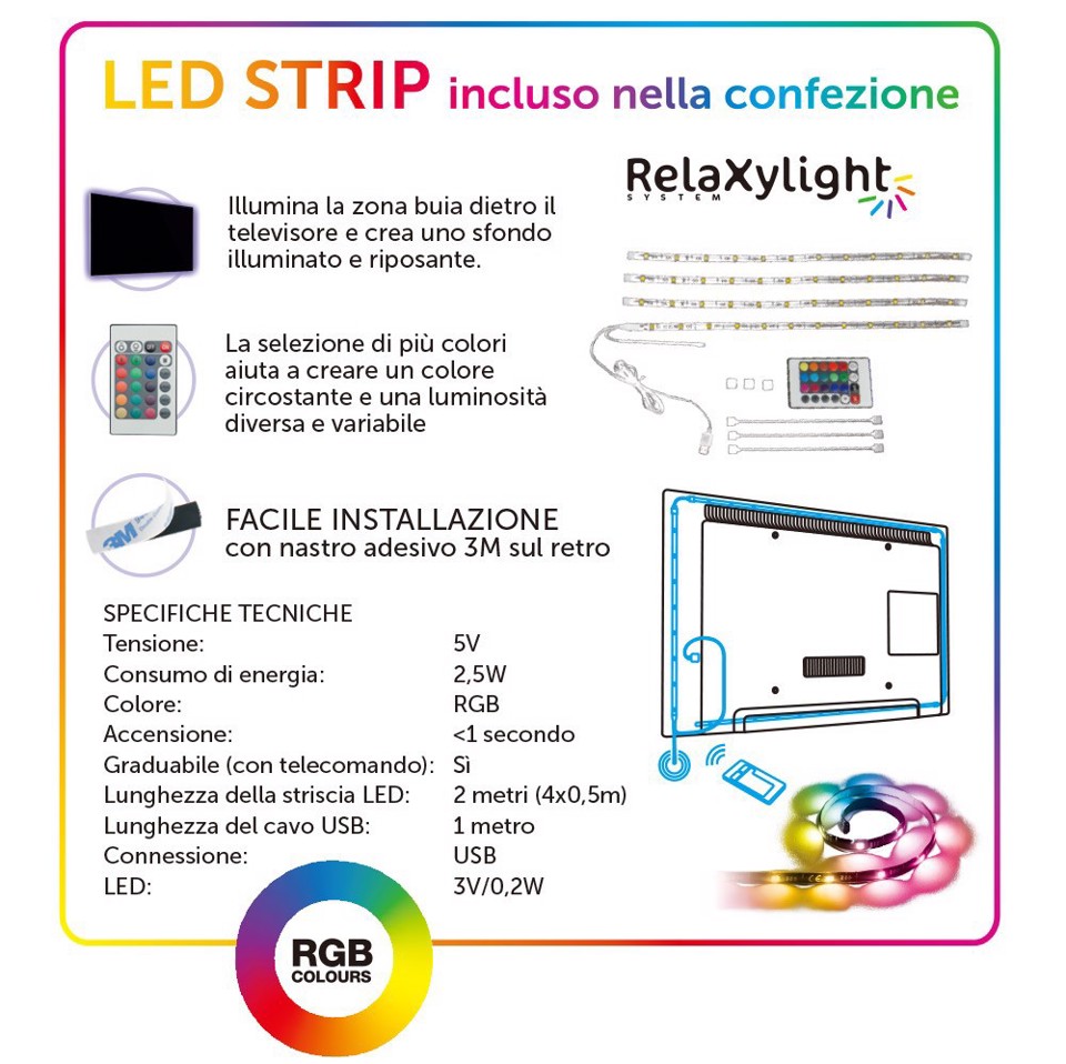 XD Enjoy XDCIM43ALED Supporto TV a parete 139,7 cm (55") Nero