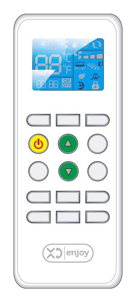 XD Enjoy Condizionatore DUAL split Inverter 9000+12000btu WiFi XDCM2H18UE + XDCMSH09UI + XDCMSH12UI Climatizzatore Fisso